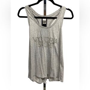 Victoria’s Secret Sport open back tank top with bling size large
